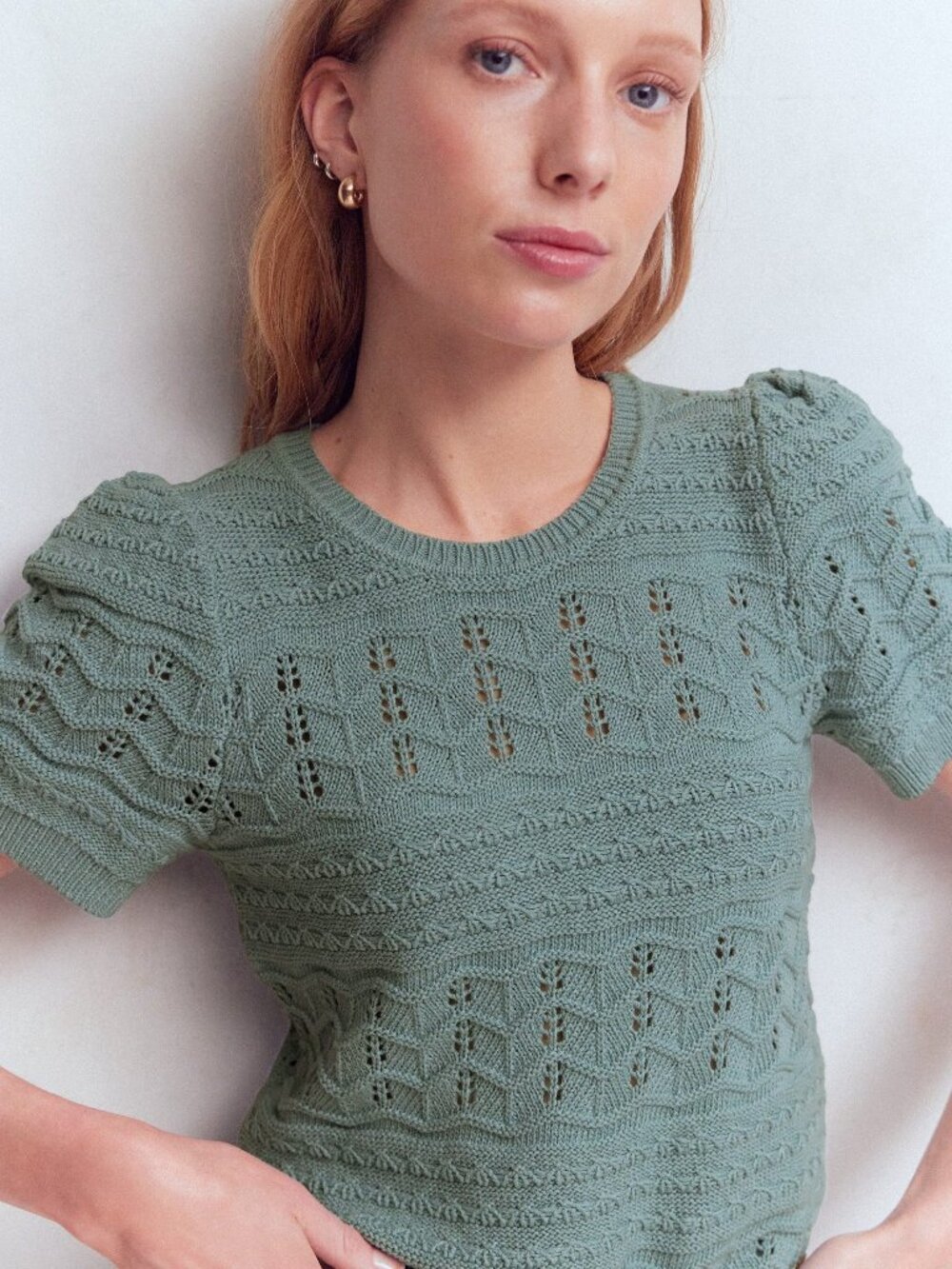 Monica Knitted T-Shirt